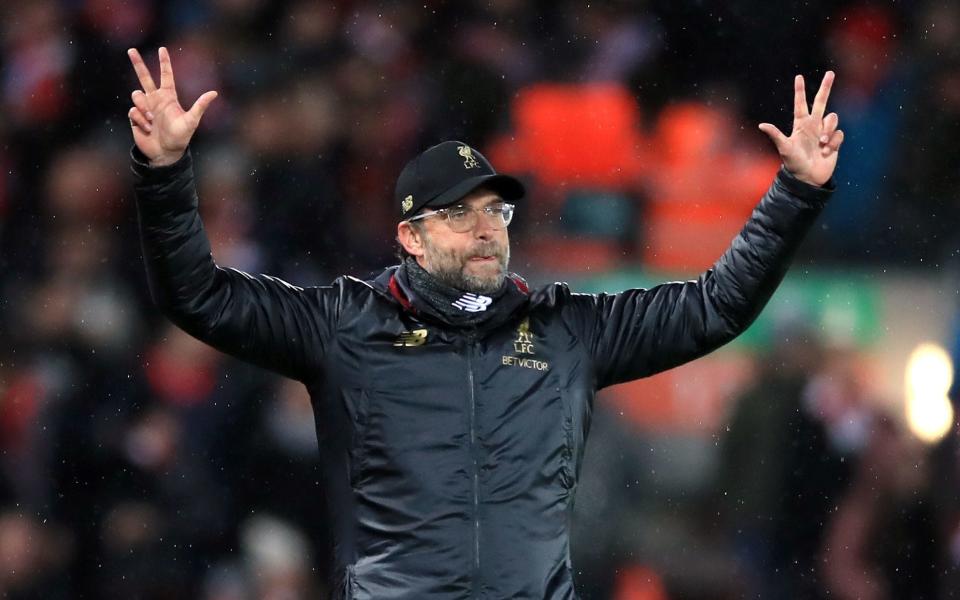 Jurgen Klopp was pleased with the result on Tuesday night - PA