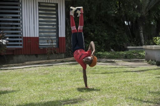 Dream Catcher Nini shows off her moves. Life for the dance-mad street children has literally been turned upside down thanks to a viral video