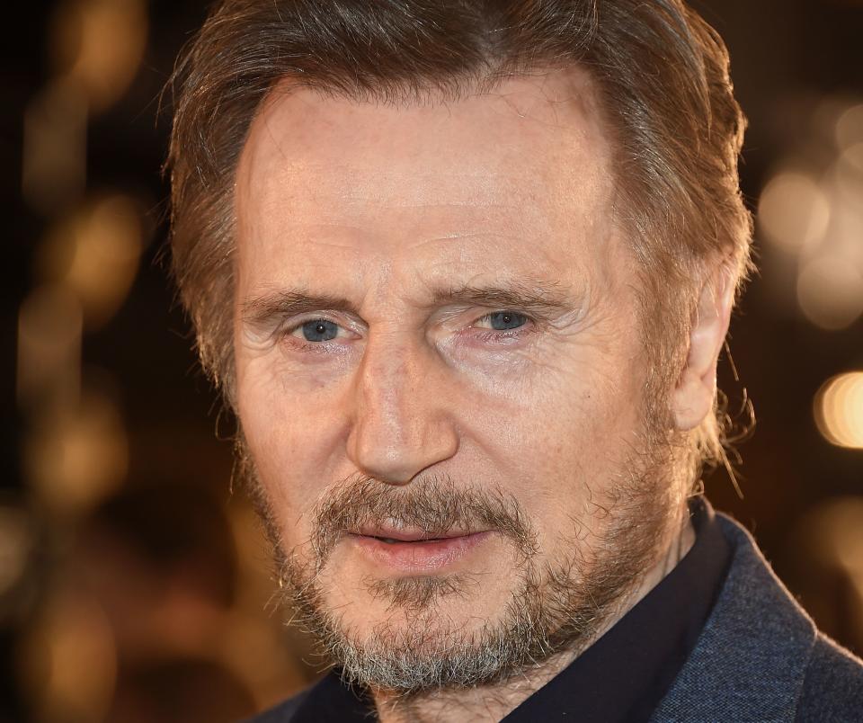 Liam Neeson at the UK Premiere of 'The White Crow." (Photo: David M. Benett via Getty Images)