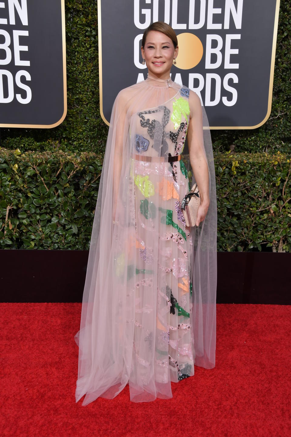 Lucy Liu at the 76th Golden Globe Awards in LA on 6 January 2019