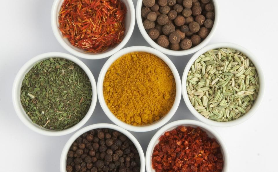 Well-known spices such as turmeric and saffron have had very good PR for their anti- inflammatory effects - E+