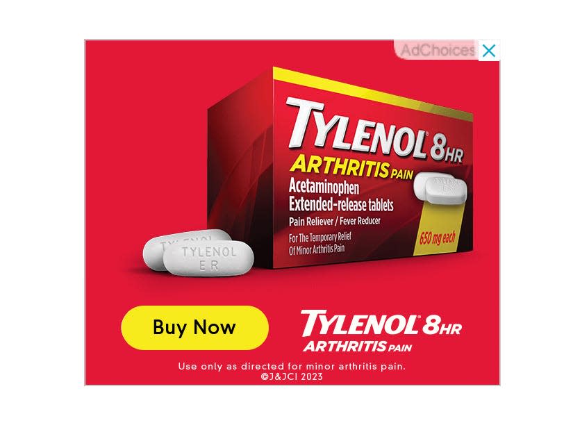 Google ad Tylenol