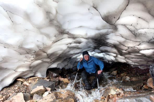 Hillwalker finds spectacular 120 metre glacial tunnel in Scotland