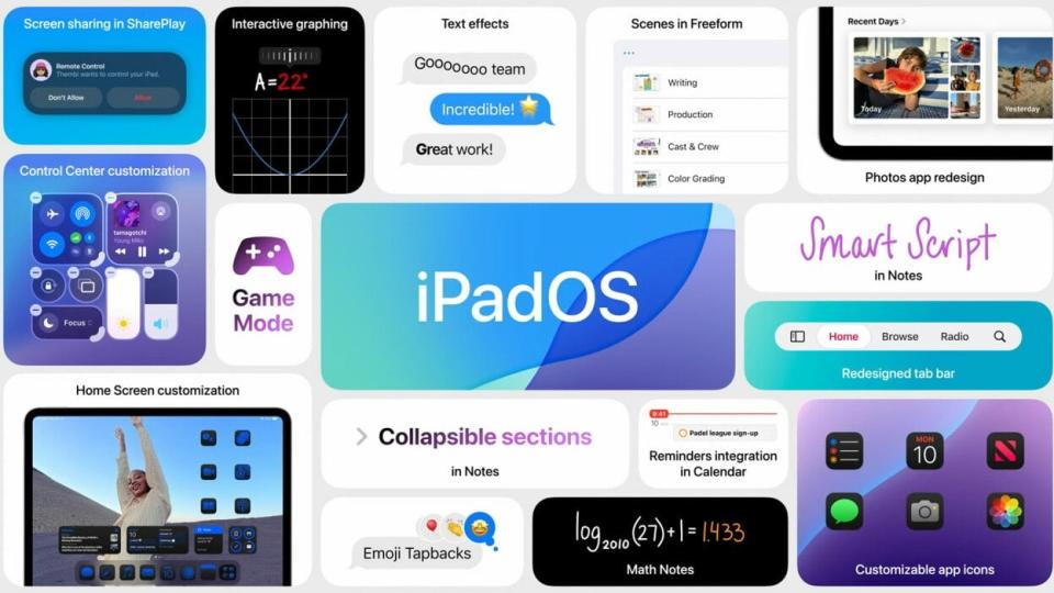 apple ipados 18 features