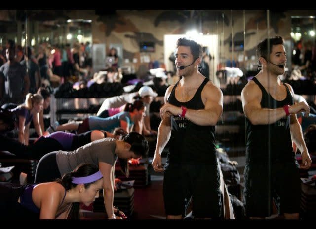 This studio—which has a handful of locations in California and New York, as well as in Florida, Massachusetts, Tennessee and even Norway and the UK—is known for having a cult-like following that includes everyone from the everyday exerciser to A-list celebrities and even Olympic Athletes. The hour-long bootcamp-style workout, which claims to burn up to 1,000 calories, is half treadmill interval training and half strength training with equipment like free weights, resistance bands and medicine balls. <a href="https://www.barrysbootcamp.com/" target="_hplink">barrysbootcamp.com</a>  <em>Photo Credit: Courtesy of Barry’s Bootcamp</em> 