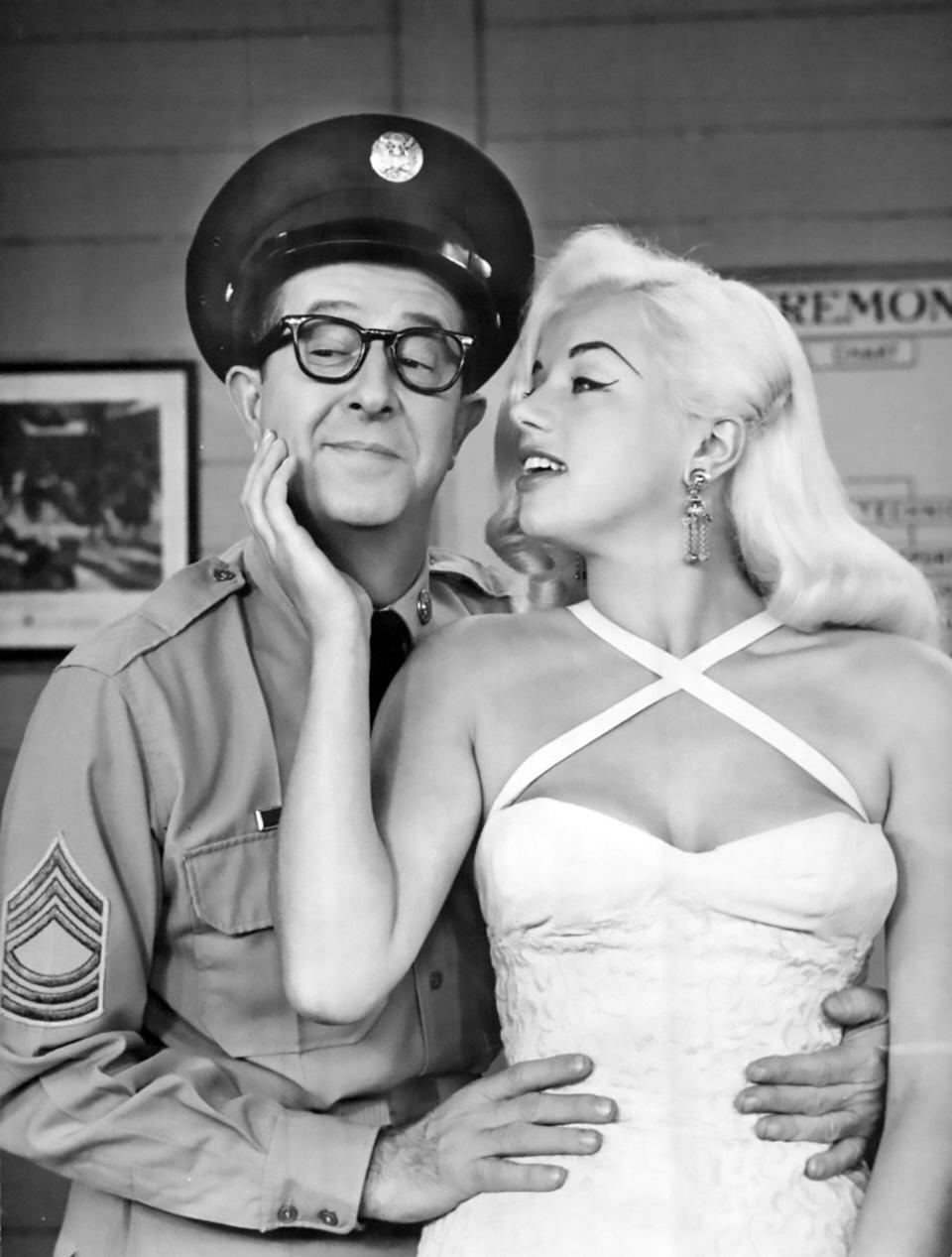 Diana Dors appeared on The Phil Silvers Show in 1959. (Alamy)