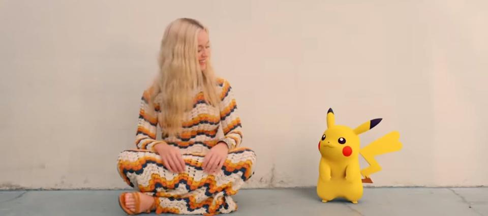 Katy Perry et Pikachu dans le clip de 