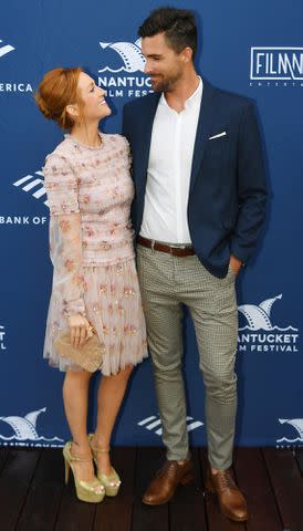 Nicholas Hunt/Getty Brittany Snow and Tyler Stanaland