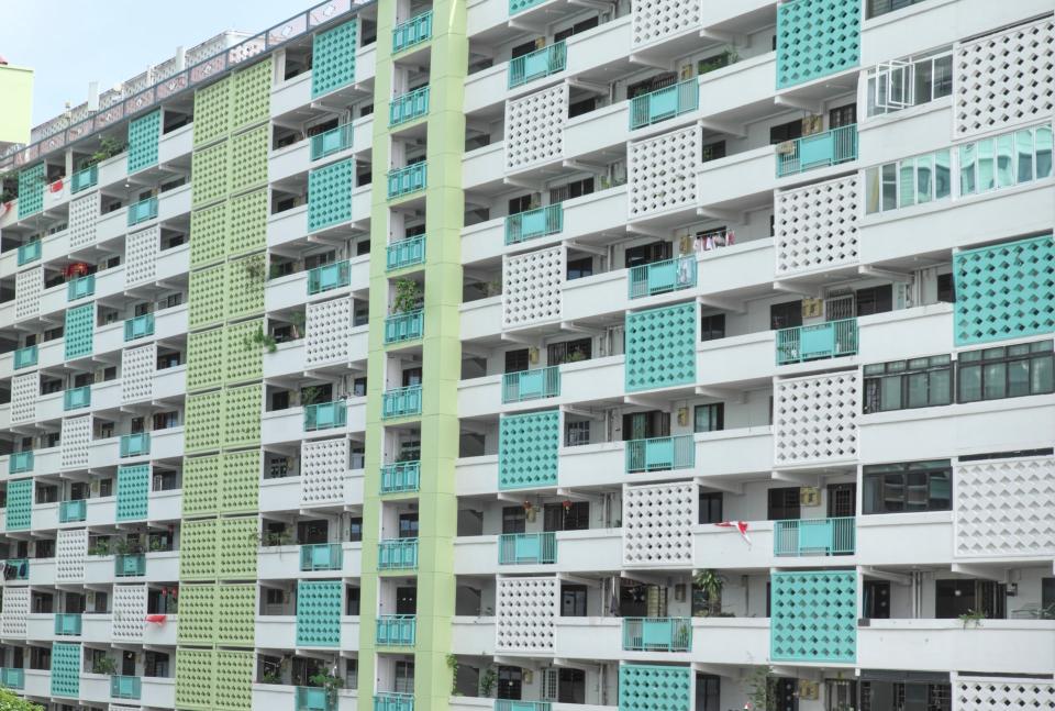 Singapore HDB public housing block of flats