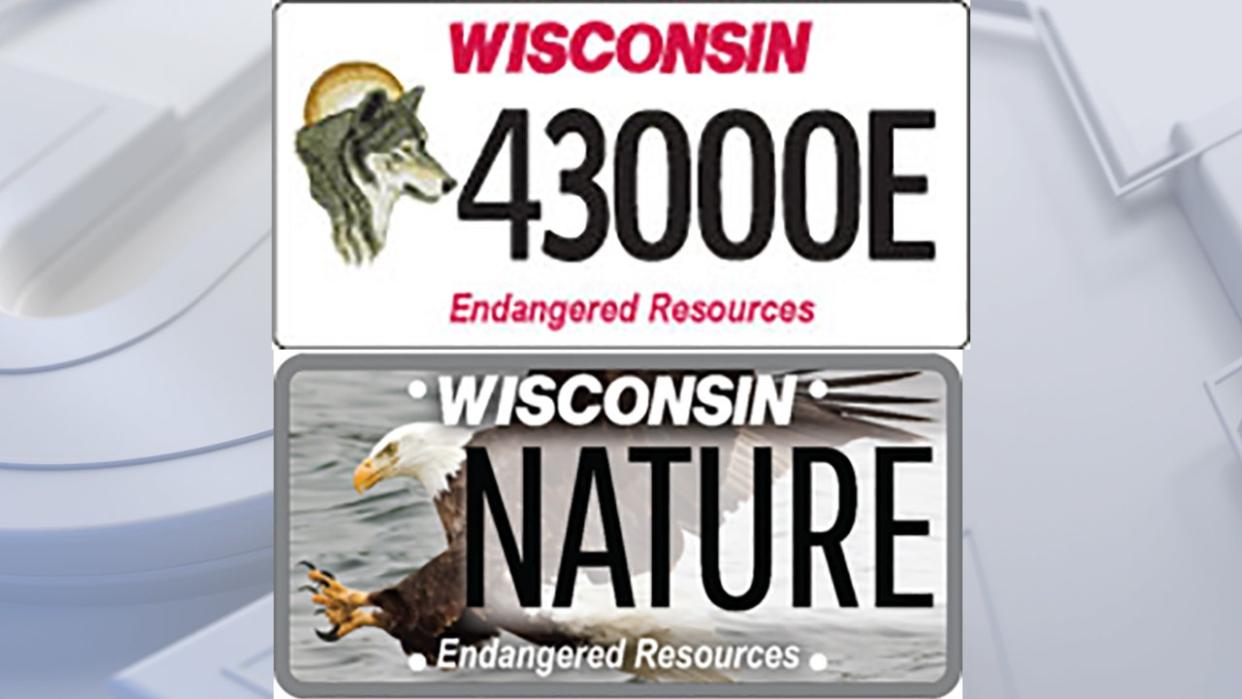 <div>Endangered resources license plates (Courtesy: Wisconsin DNR)</div>