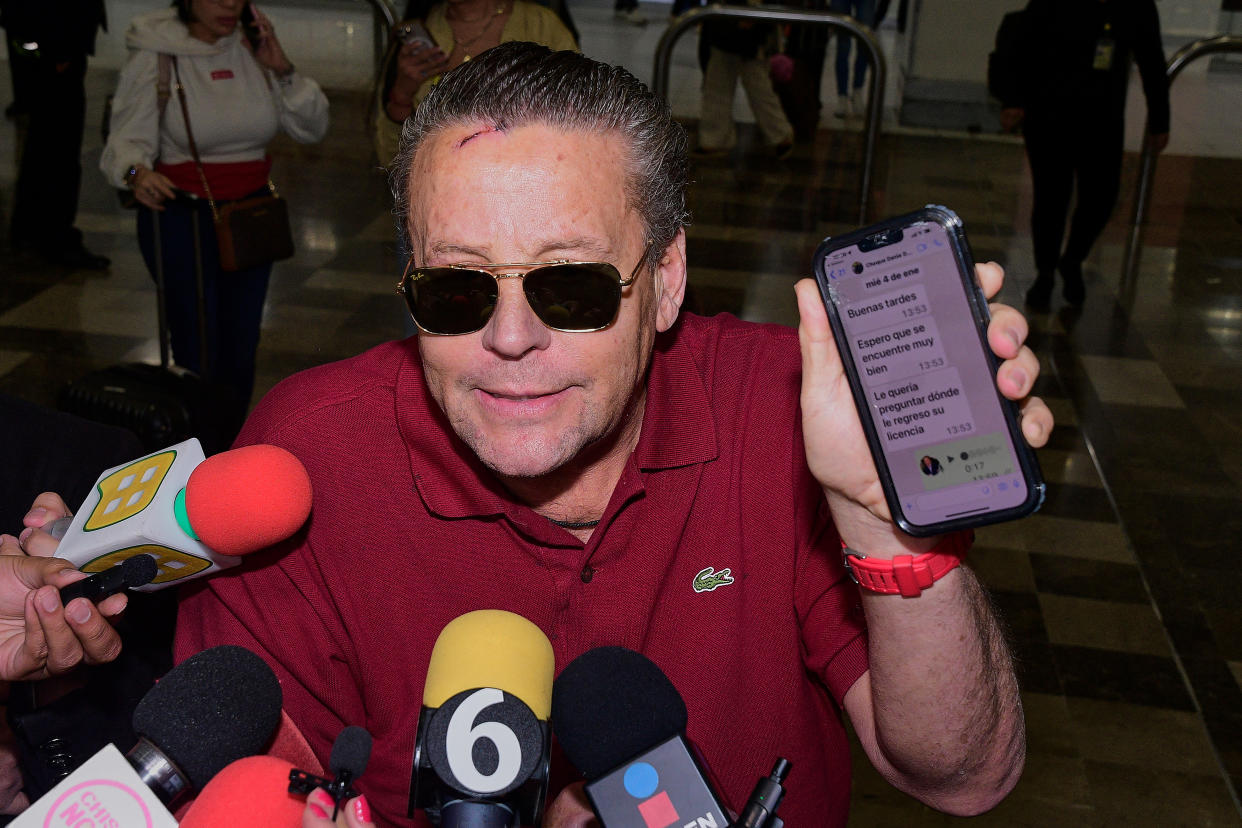 Alfredo Adame llega a 'La casa de los famosos' con una trayectoria actual que se sustenta en el escándalo, no en la actuación.(Photo by Jaime Nogales/Medios y Media/Getty Images)