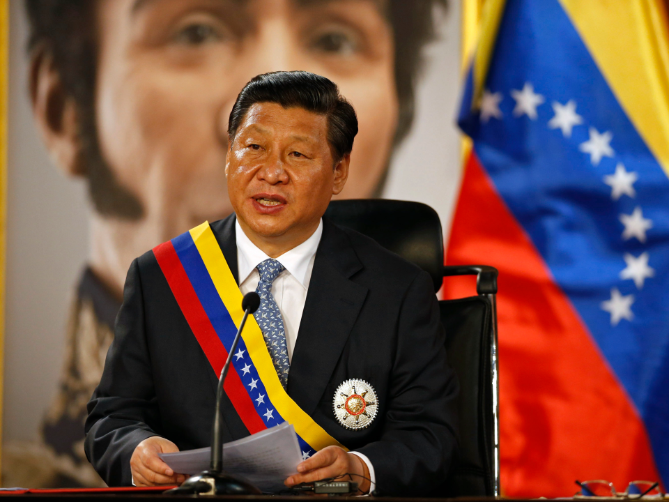 Xi Jiping in Venezuela