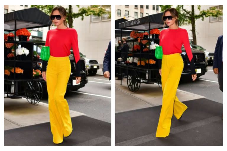 El look de Victoria Beckham para ir a Good Morning America