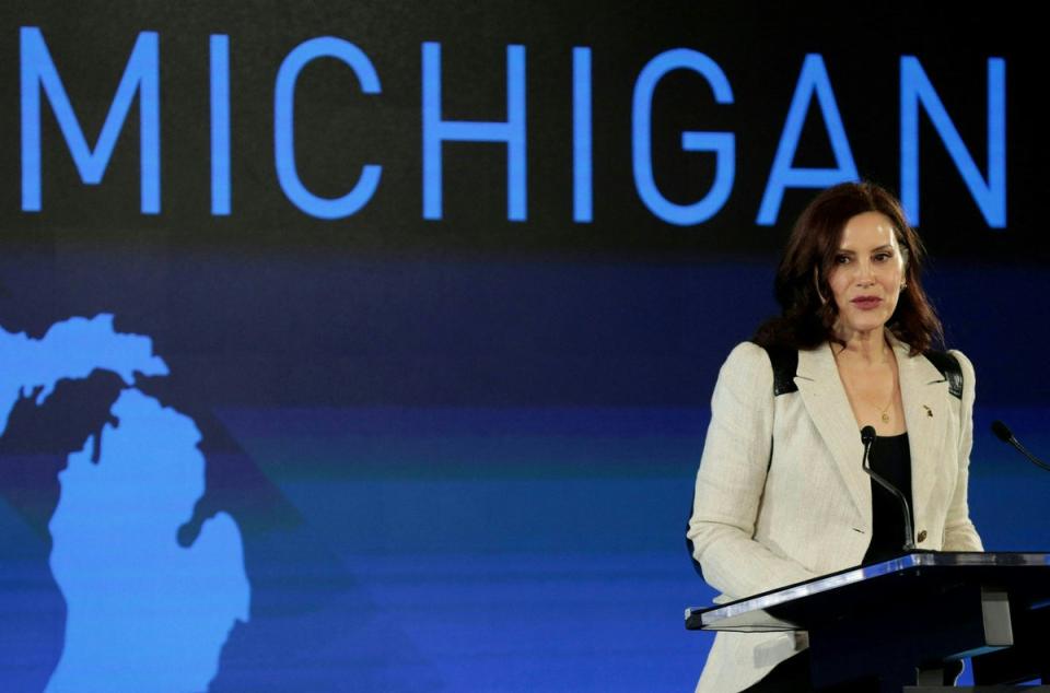 Michigan governer Gretchen Whitmer reportedly said Biden will not be able to win her state after the CNN debate (AFP via Getty Images)