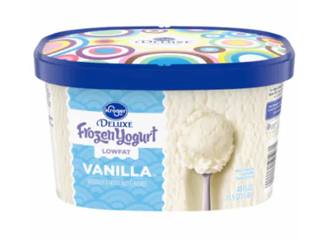 Kroger Deluxe Low Fat Vanilla Frozen Yogurt