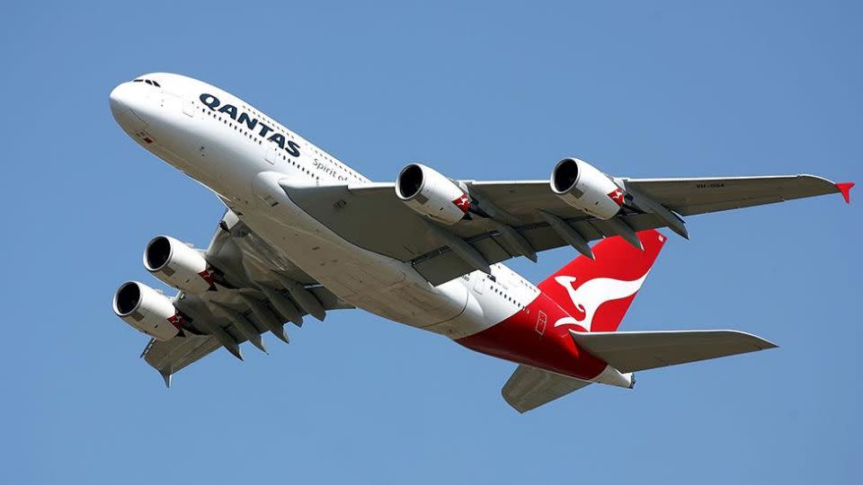 Qantas plane. Source: Getty
