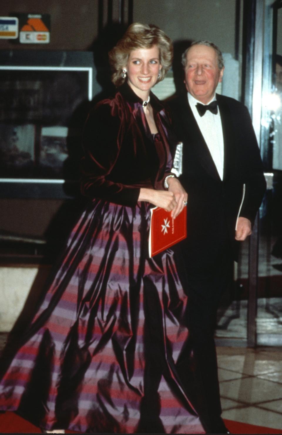 Princess Diana in February 1985.