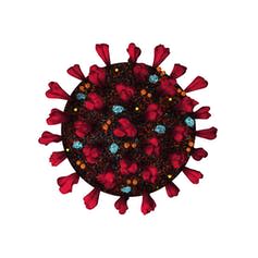 <span class="caption">Usando proteínas ubicadas en la superficie del virus, es posible vacunar a una persona sin tener que pasar por el proceso complicado de hacer crecer un virus totalmente nuevo.</span> <span class="attribution"><a class="link " href="https://www.gettyimages.com/detail/illustration/coronavirus-3d-realistic-model-isolated-on-royalty-free-illustration/1211861940?adppopup=true" rel="nofollow noopener" target="_blank" data-ylk="slk:ayvengo/iStock/Getty Images Plus via Getty Images;elm:context_link;itc:0;sec:content-canvas">ayvengo/iStock/Getty Images Plus via Getty Images</a></span>