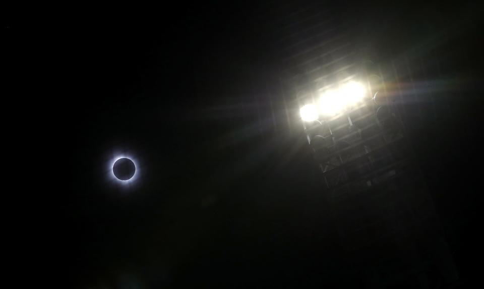 Watch the total solar eclipse the Guardians White Sox game in Cleveland