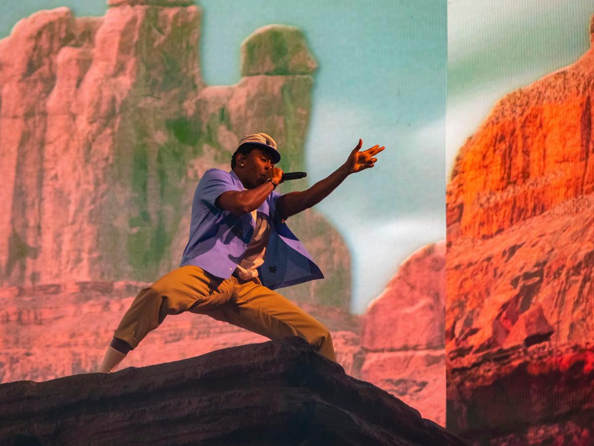 Tyler, the Creator fires up Coachella 2024 in playful set with Donald