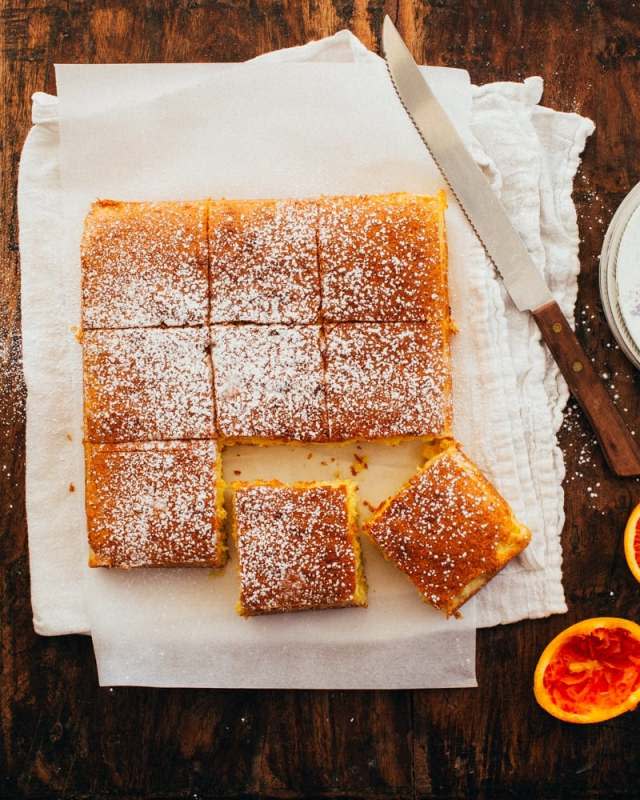 <p>This Portuguese orange cake is moist and fragrant, with the most alluring bright orange flavor.</p><p><strong>Get the recipe: <a href="https://foodess.com/portuguese-orange-cake/" rel="nofollow noopener" target="_blank" data-ylk="slk:Portuguese Orange Cake;elm:context_link;itc:0;sec:content-canvas" class="link rapid-noclick-resp"><em>Portuguese Orange Cake</em></a></strong></p>