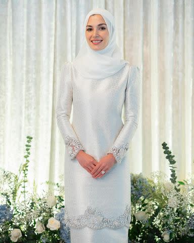 <p>Muash Rosman</p> Anisha Isa Kalebic at the Khatam Quran event last weekend.