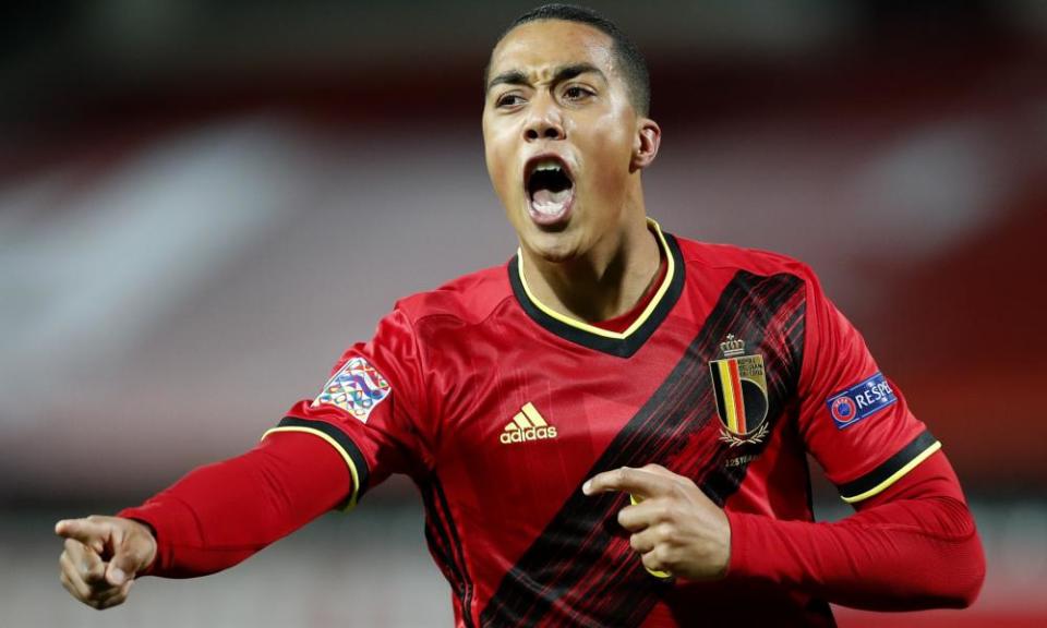 Belgium’s Youri Tielemans.