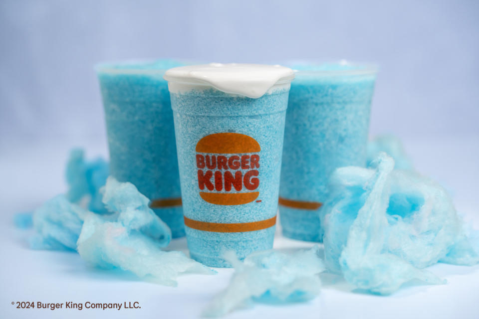 Burger King's new Frozen Cotton Candy beverage.<p>Burger King</p>