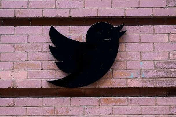 PHOTO: The Twitter logo at their offices in New York, Jan. 12, 2023. (Angela Weiss/AFP via Getty Images, FILE)