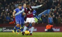 Britain Football Soccer - Aston Villa v Leeds United - Sky Bet Championship - Villa Park - 29/12/16 Aston Villa's Jonathan Kodjia scores their first goal from the penalty spot Mandatory Credit: Action Images / Jason Cairnduff Livepic