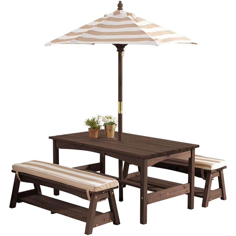 4) KidKraft Outdoor Table and Bench Set