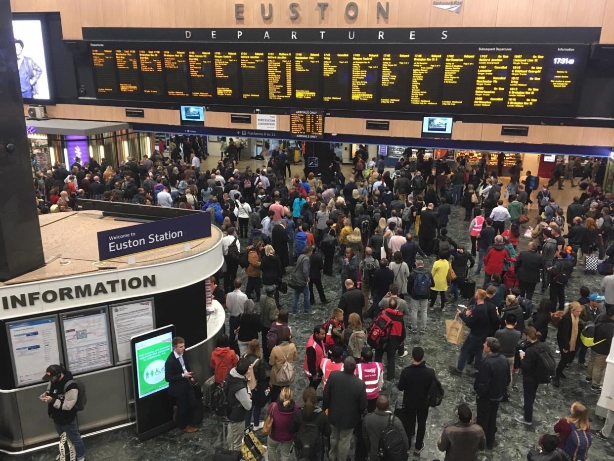 Euston's concourse will be considerably less crowded on Christmas Day: Simon Calder