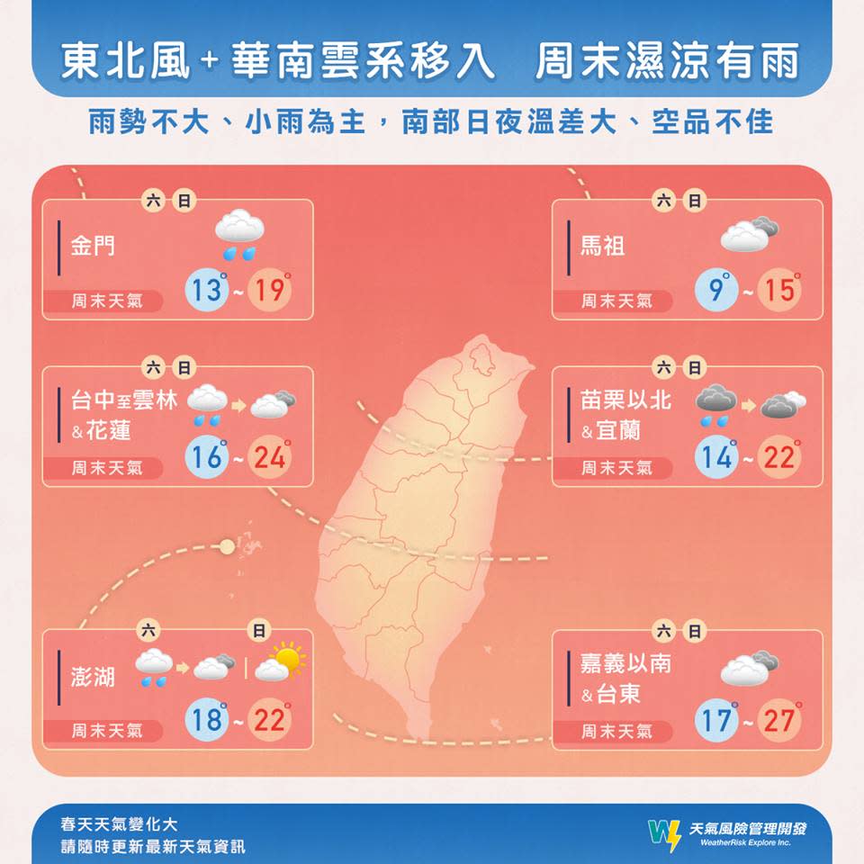 臉書粉絲專頁「天氣風險 WeatherRisk」