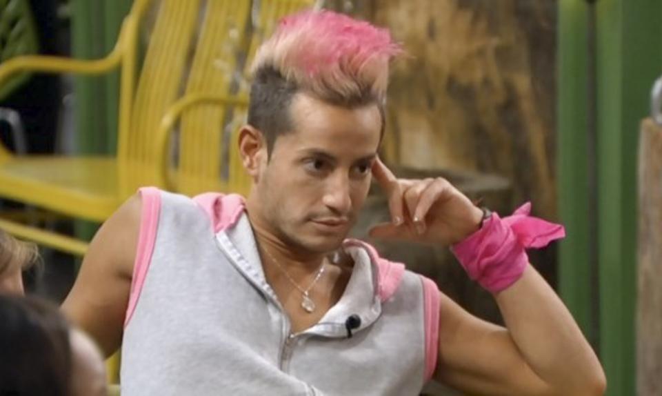 Frankie Grande in the 'Big Brother 16' house in 2014