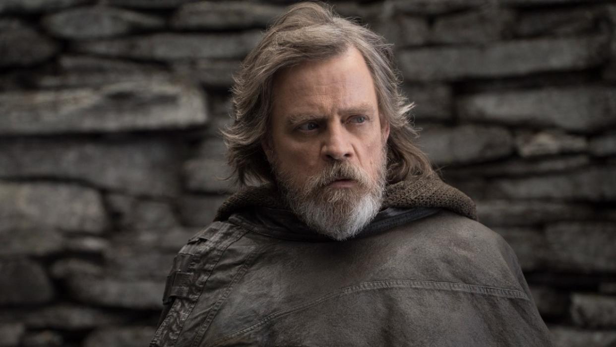  Mark Hamill as Luke Skywalker in The Last Jedi 