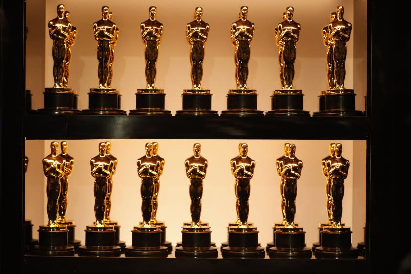 Oscar statues backstage at the 90th Academy Awards on Sunday, March 4, 2018 at the Dolby Theatre at Hollywood & Highland Center in Hollywood, CA.
