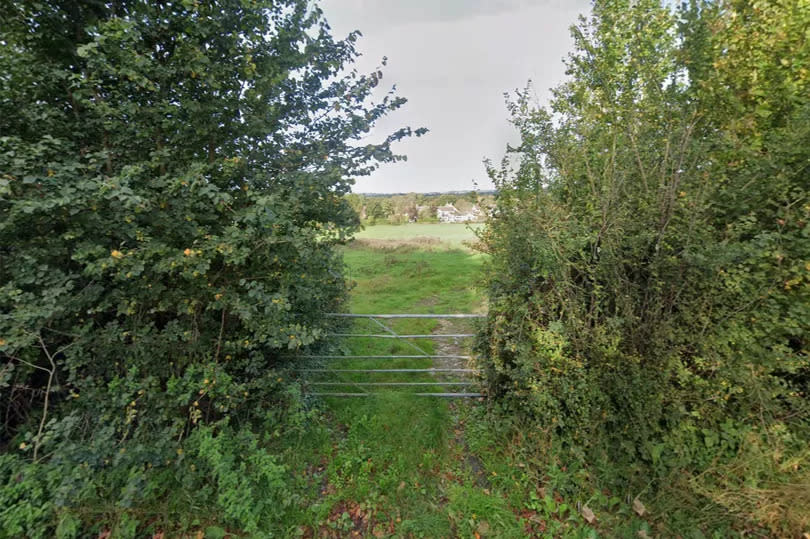 Proposed site of sheltered housing scheme on the B3165 Martock Road in Long Sutton