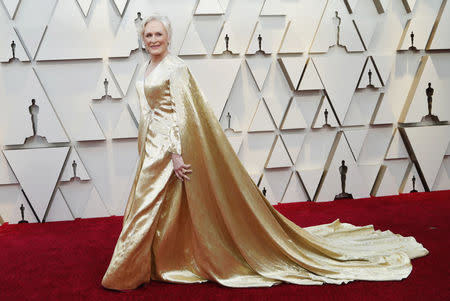 91st Academy Awards - Oscars Arrivals - Red Carpet - Hollywood, Los Angeles, California, U.S., February 24, 2019. Actor Glenn Close poses. REUTERS/Mario Anzuoni