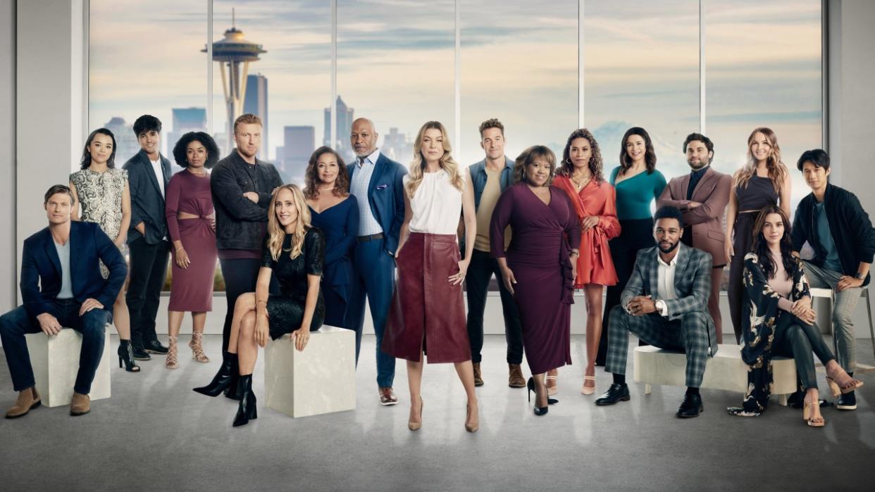  Grey's Anatomy Season 19 group shot. 