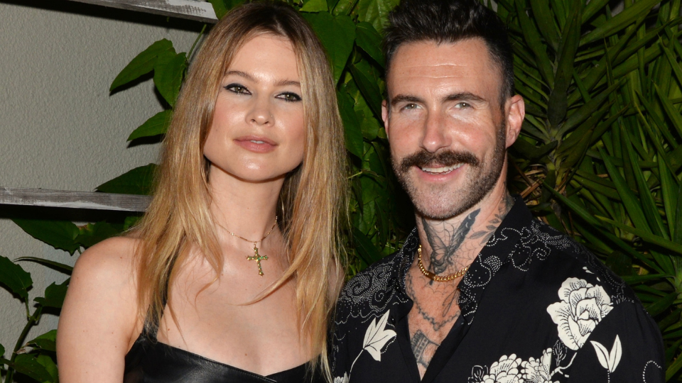 Adam Levine, Behati Prinsloo. Getty Images