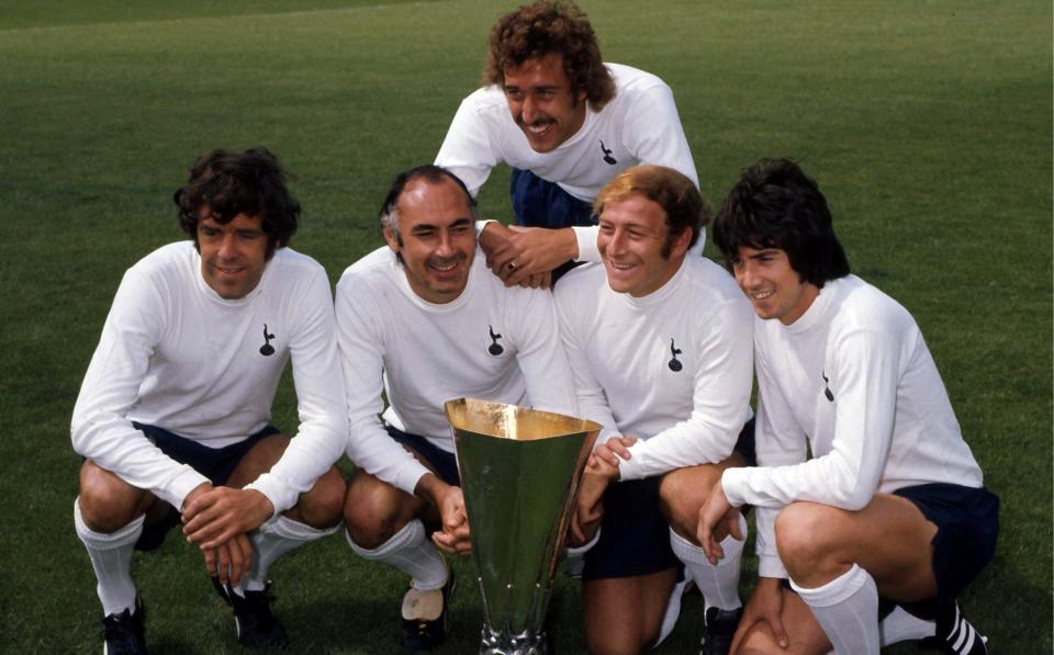 Joe Kinnear and Mike England, Alan Gilzean, Martin Chivers, Ralph Coates