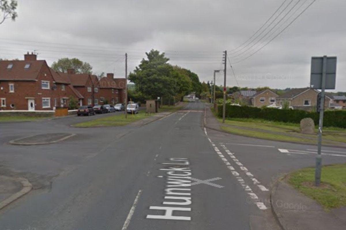 One person has been taken to hospital following an incident on Hunwick Lane in Crook saw an air ambulance attend Credit: GOOGLE <i>(Image: Google)</i>