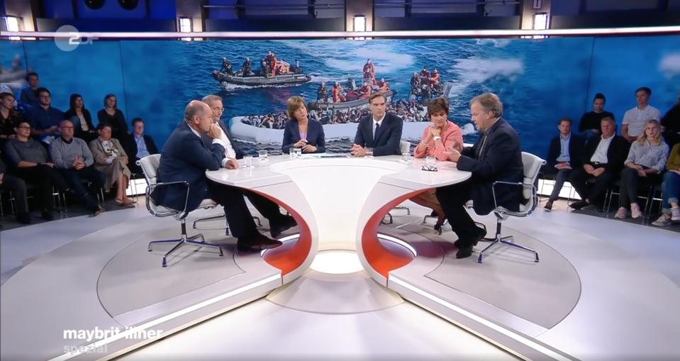 Wie bekommt man die Rechtsparteien in den Griff? Das war die prominente Frage der Wahlnacht. (Bild: Screenshot/ZDF)