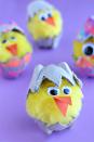 <p>Paint egg cartons to make it look like the chicks are hatching from Easter eggs.</p><p><strong>Get the tutorial at <a href="http://www.craftymorning.com/egg-carton-hatching-chicks-kids-craft/" rel="nofollow noopener" target="_blank" data-ylk="slk:Crafty Morning;elm:context_link;itc:0;sec:content-canvas" class="link ">Crafty Morning</a>. </strong></p>
