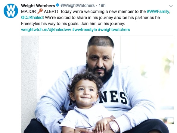 DJ Khaled weight watchers