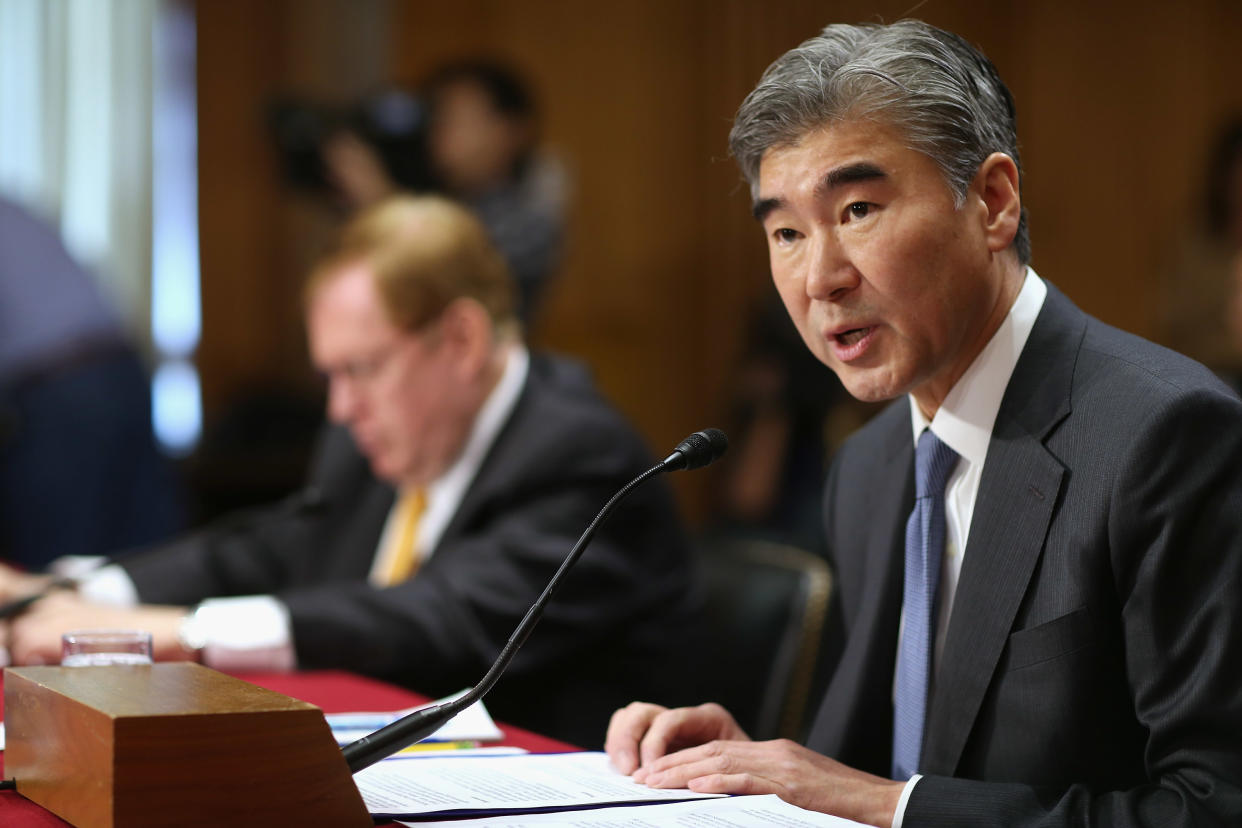 Deputy Assistant Secretary of State for Korea And Japan Sung Kim testifies before the Senate Foreign Relations Committee in the Dirksen Senate Office Building on Capitol Hill October 20, 2015 in Washington, DC. (Chip Somodevilla/Getty Images)