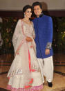 The couple tied the knot on the 3rd February but the wedding festivities began long before that. The grand wedding was preceded by the chic Sangeet ceremony which was attended by some of the most famous names in Bollywood.The ceremony was hosted at Taj Lands End in Bandra.