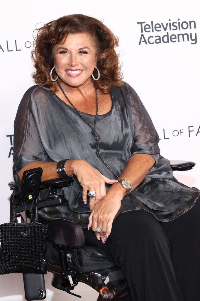 Abby Lee Miller attends The Television Academy's 26th Hall Of Fame Induction Ceremony at Saban Media Center on November 16, 2022, in North Hollywood, California.