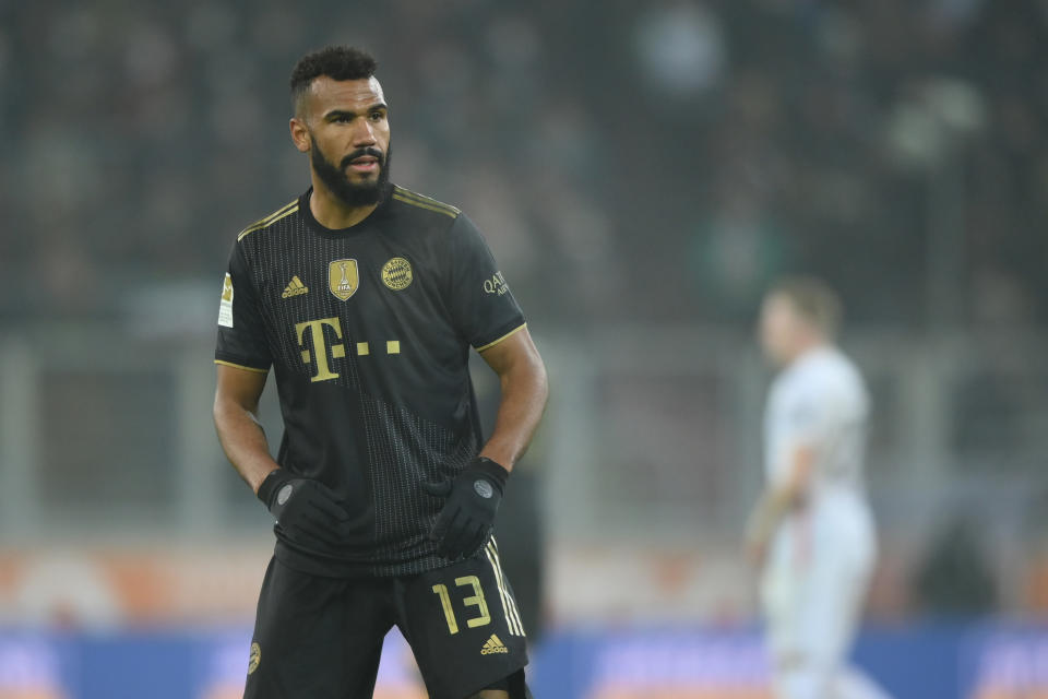 Eric Maxim Choupo-Moting, FC Bayern München Spieler, während des Bundesliga Spiels gegen den FC Augsburg