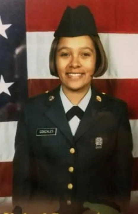 Army Pfc. Amanda Gonzales